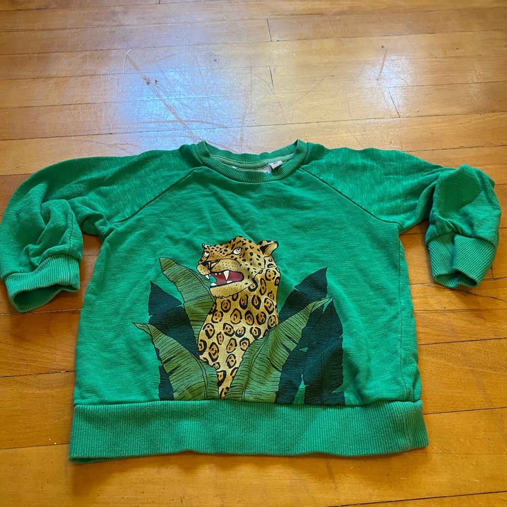 VGUC Mini Rodini tiger sweatshirt